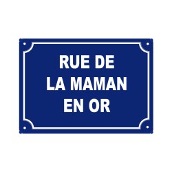 plaque de rue humoristique