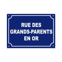 plaque de rue humoristique