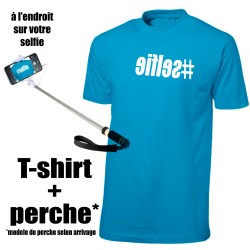 pack cadeau tee shirt et perche selfie