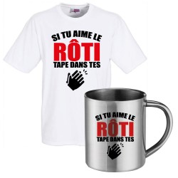 lot cadeau tee shirt et mug