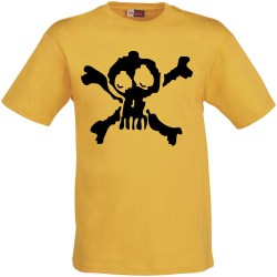 tete-de-mort-pirate-jaune