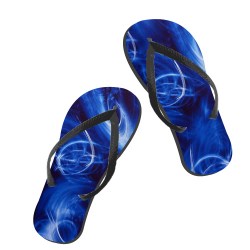 paire de tongs espace bleu